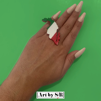 Mexican Flag ring